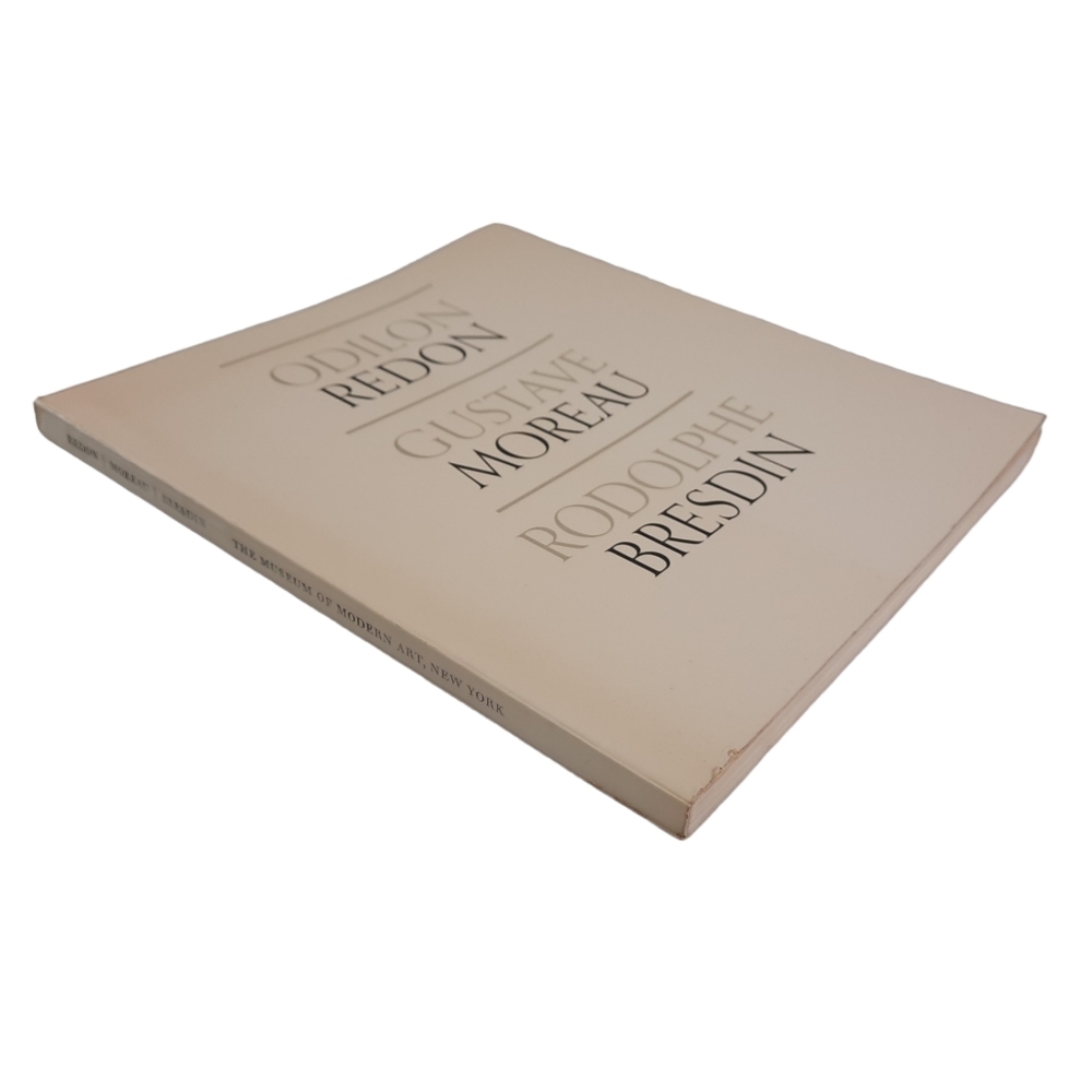 1961 ODILON REDON GUSTAV MOREAU RODOLPHE BRESDIN Art Museum Coffee Table Book